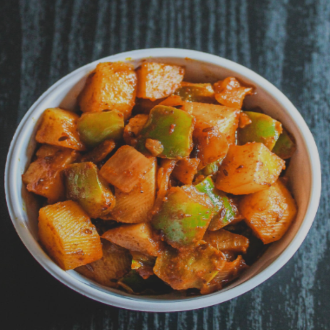 Aloo Shimla Mirch Ki Sabzi