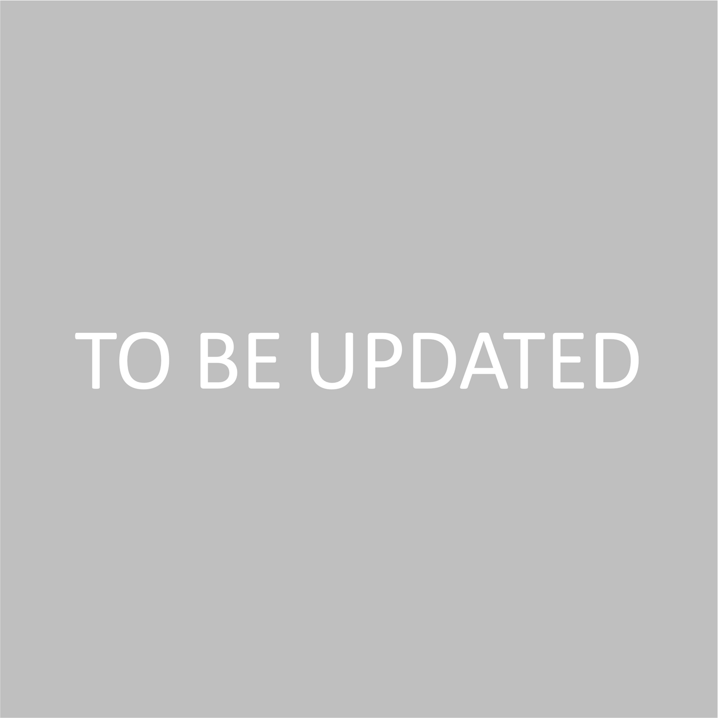 Menu to be updated during the week