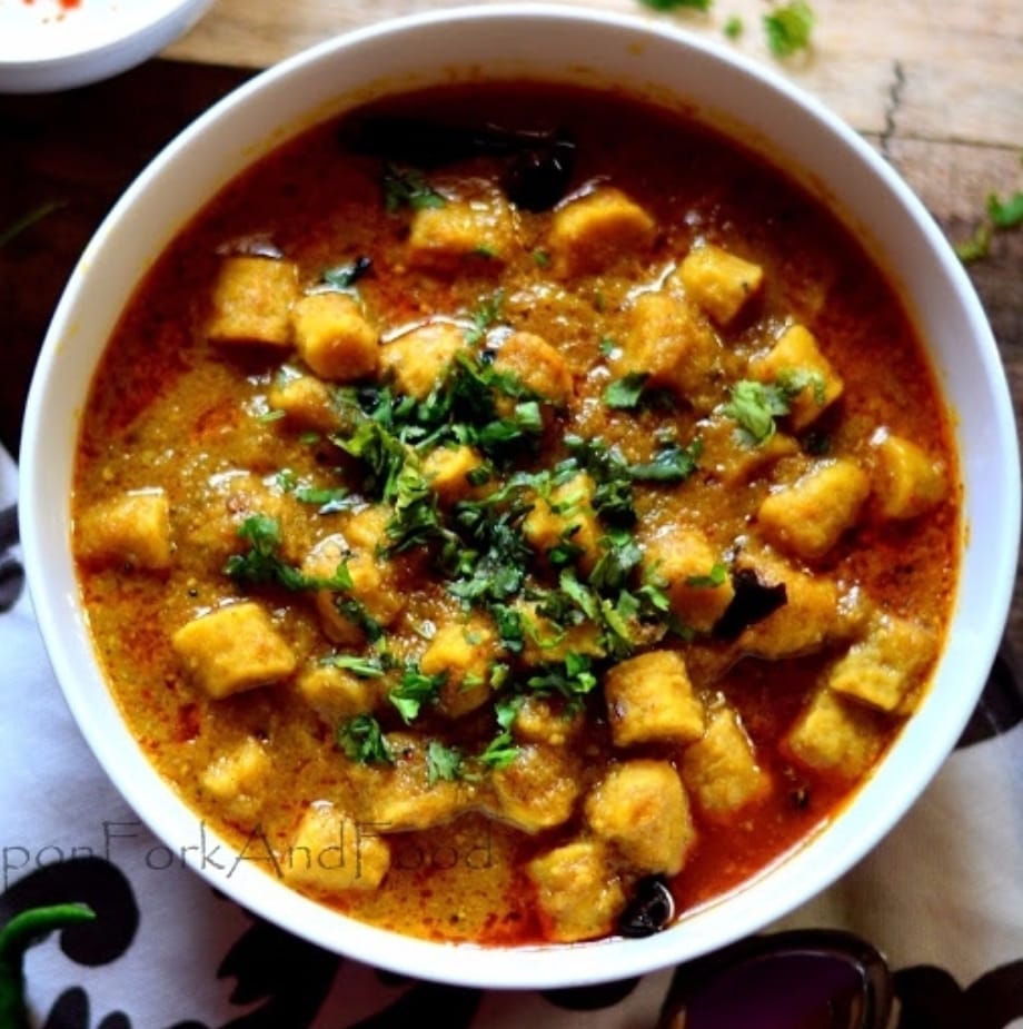 Gatte ki sabzi (Vegan)