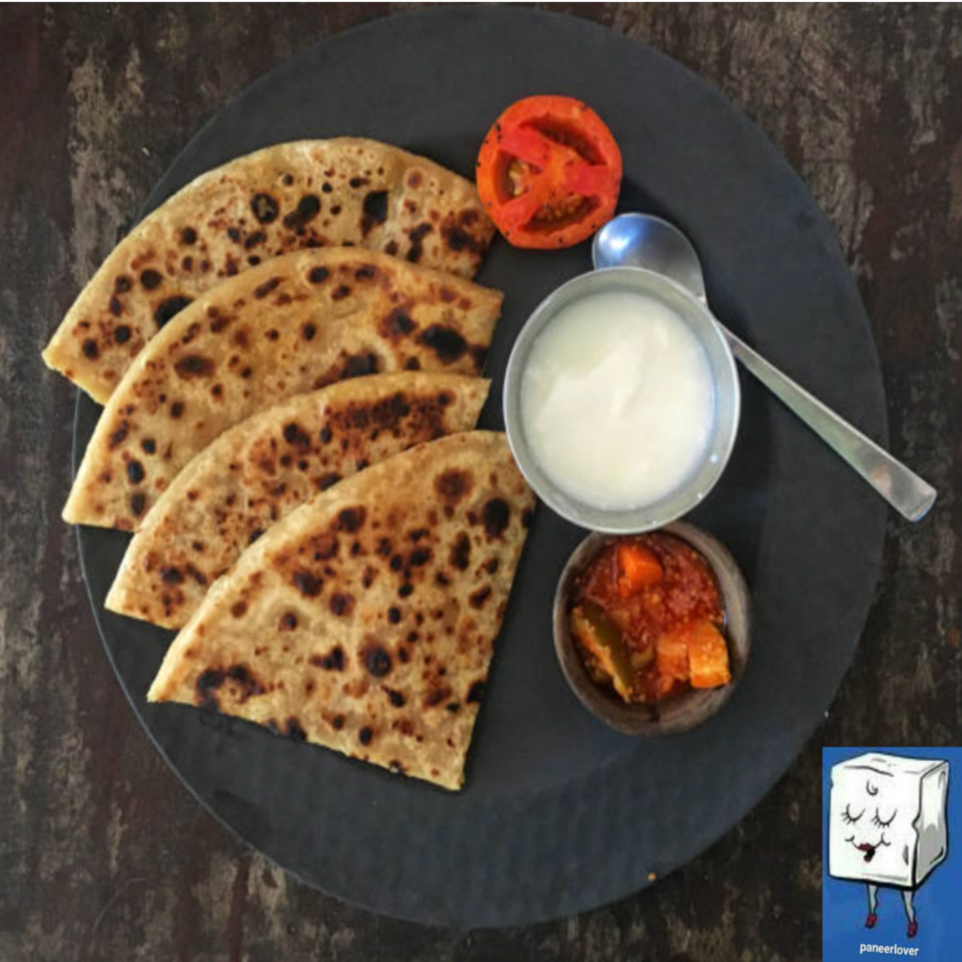 Paneer Paratha (2 pc)